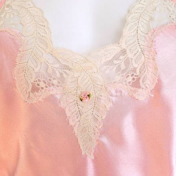 90s vintage coquette slip mini dress - Picture 4 of 8